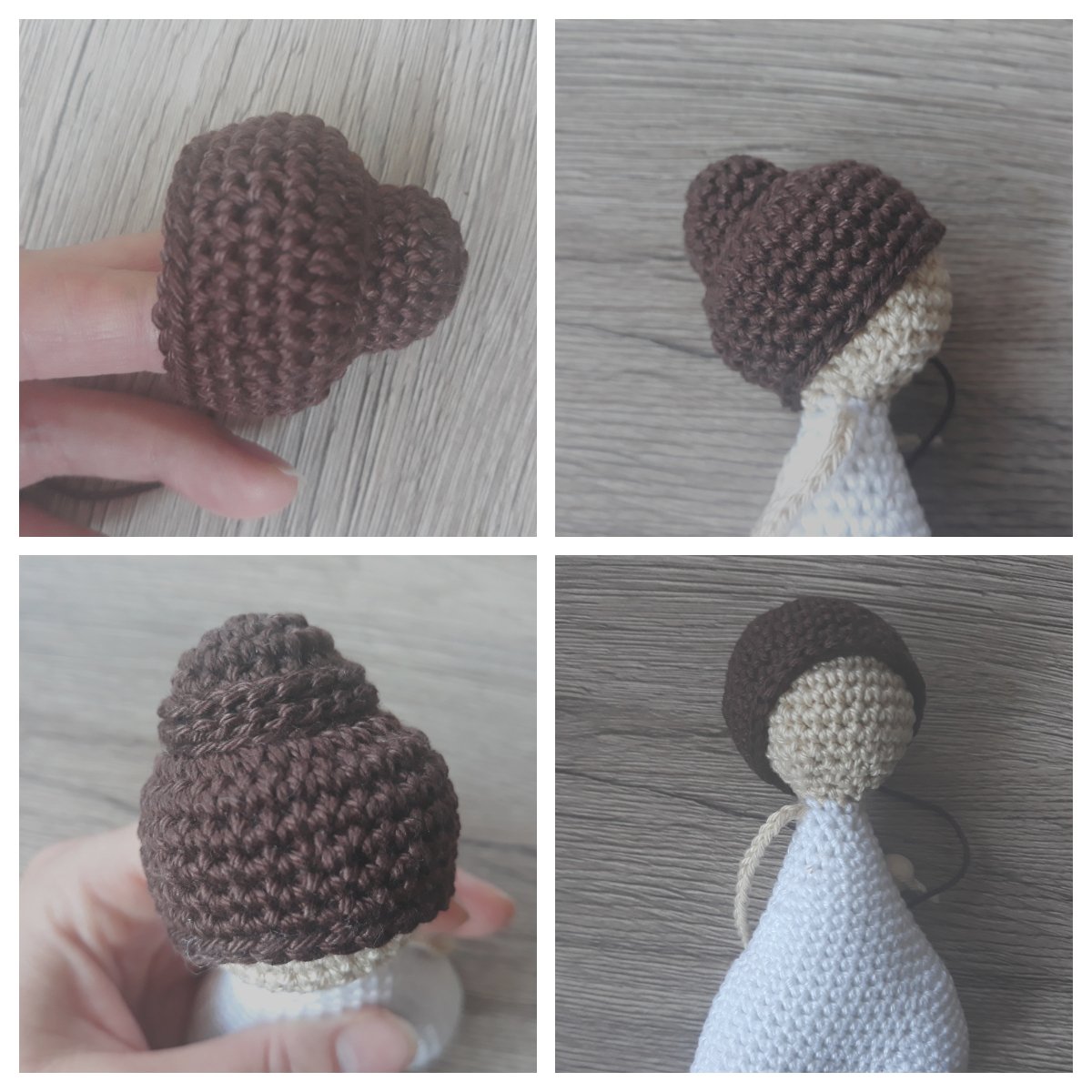 Blog-Inhaltsbild für 'Brautpaar mit Herz, kostenlose Häkelanleitung'